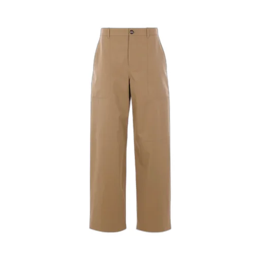 Wide Leg Cargo Trousers