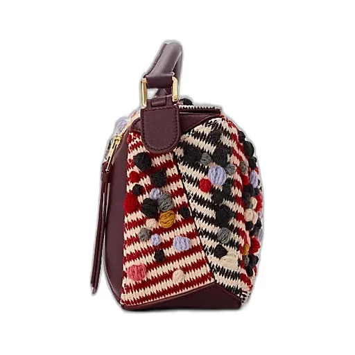 Small Embroidered Fabric Puzzle Bag