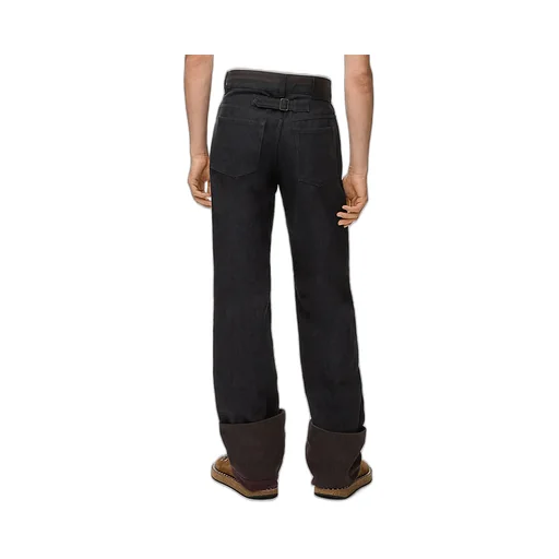 Turn-Up Jeans In Denim