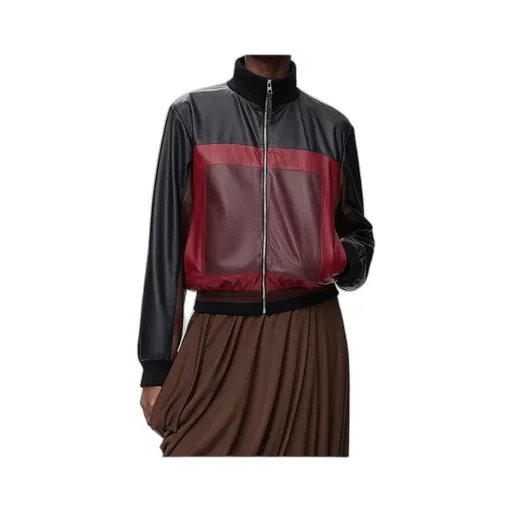 High Collar Cropped Jacket