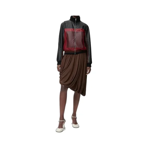 High Collar Cropped Jacket