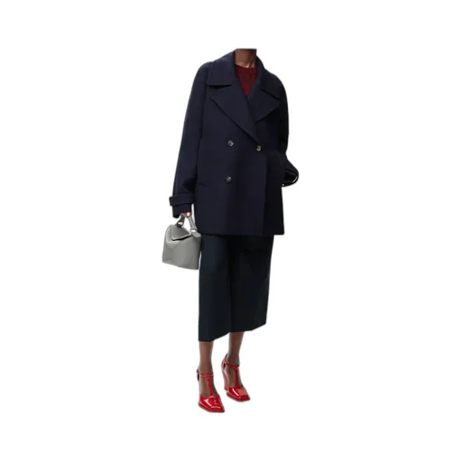Double-Breasted Belted Coat