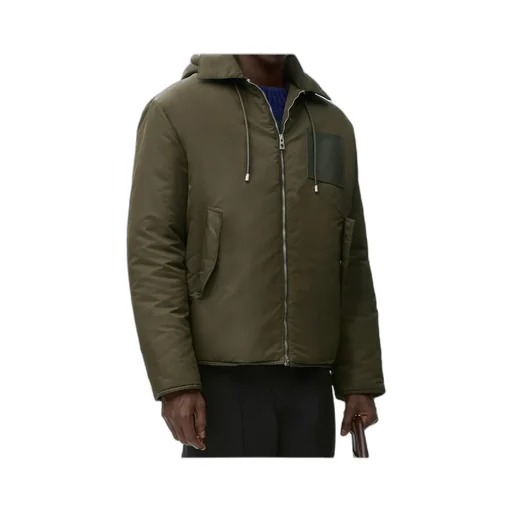 Hooded Jacket In Nylon