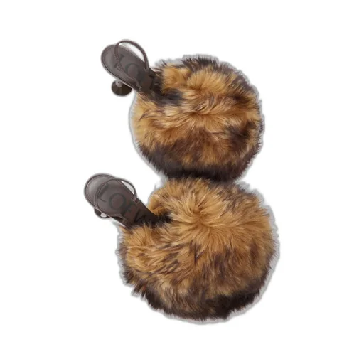 Toy Slingback Pump In Shearling