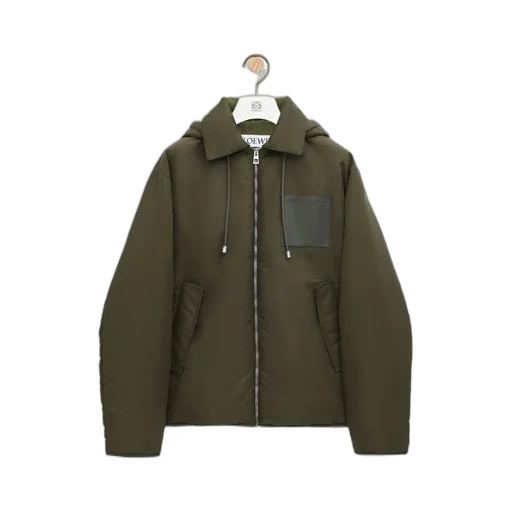 Hooded Jacket In Nylon