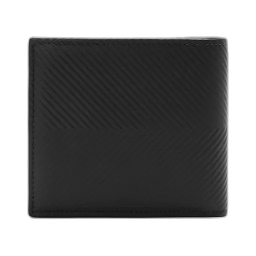 Bifold Coin Wallet In Textured Classic Calfskin
