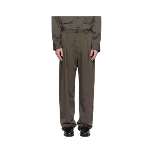 Front Pleat Belted Pants
