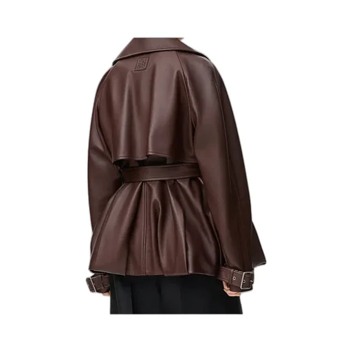 Anagram Embossed Belted Jacket