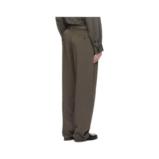 Front Pleat Belted Pants