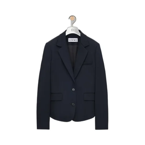Single-Breasted Tailored Jacket