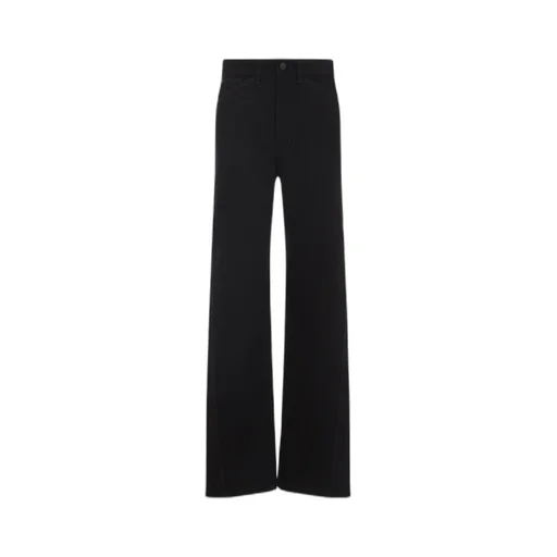 Logo Patch Wide-Leg Jeans