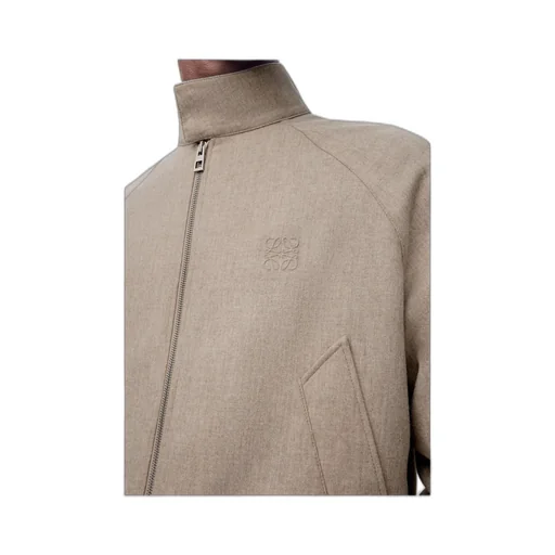 Wool And Cashmere Zip-Up Jacket