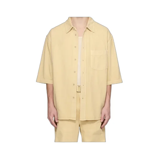 Short-Sleeve Denim Shirt