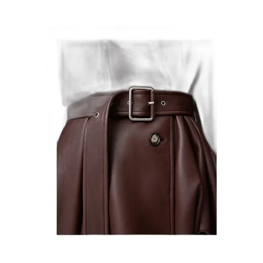 Anagram Embossed Belted Jacket