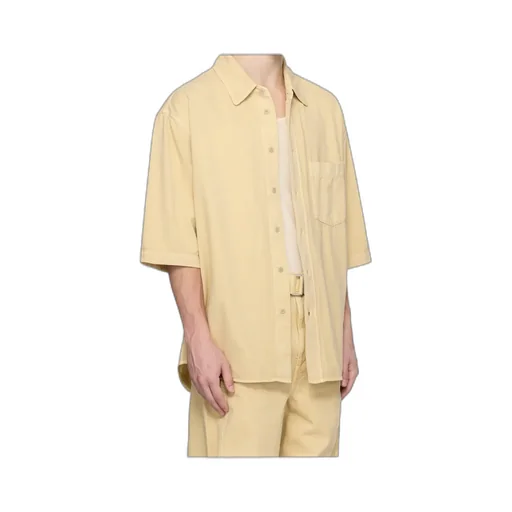 Short-Sleeve Denim Shirt