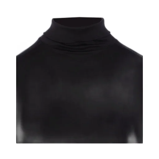 Mock-Neck Long-Sleeved T-Shirt