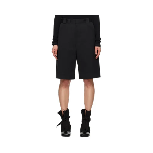 Knee-Length Cotton Shorts