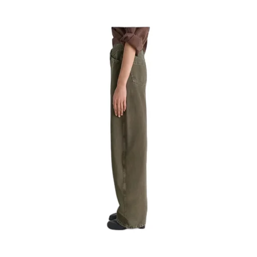 High Waisted Curved Pants