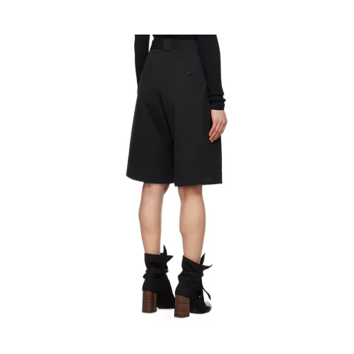 Knee-Length Cotton Shorts