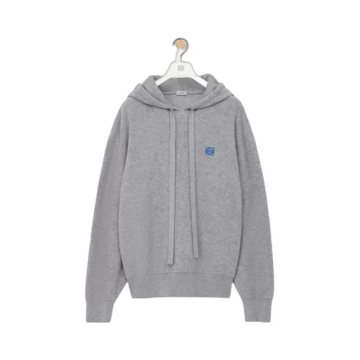Wool Blend Hoodie Sweater