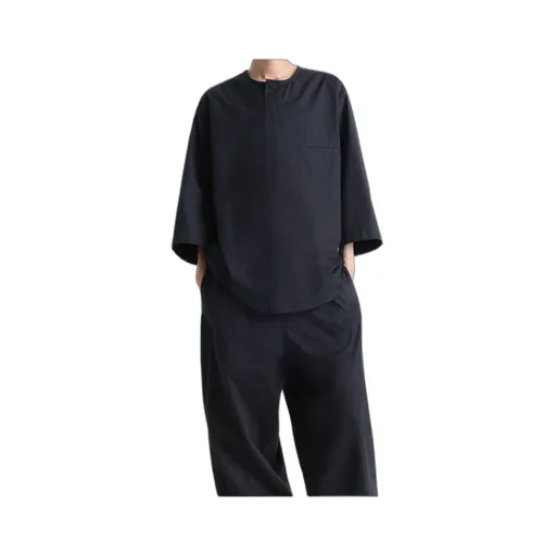 Henley Button Shirt