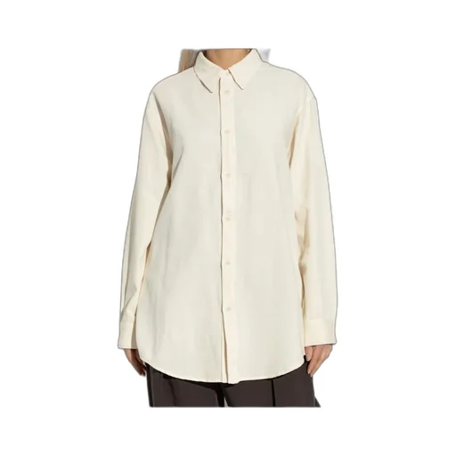 Long Sleeved Curved Hem Shirt
