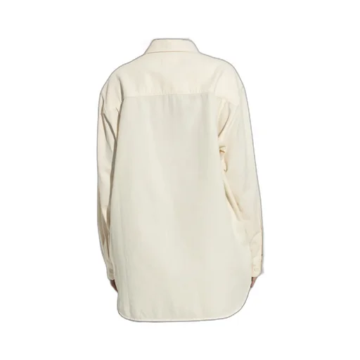Long Sleeved Curved Hem Shirt