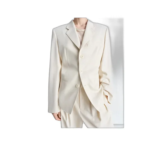 Single-Breasted Tailored Blazer