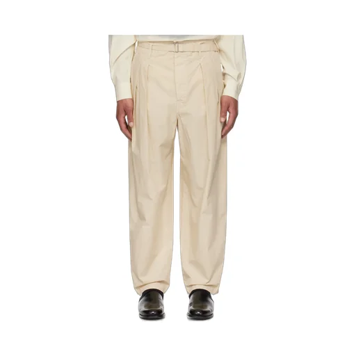 Belted Pleated Pants