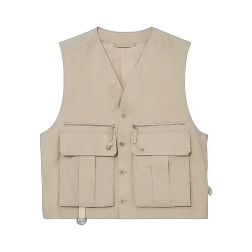 V-Neck Buttoned Gilet