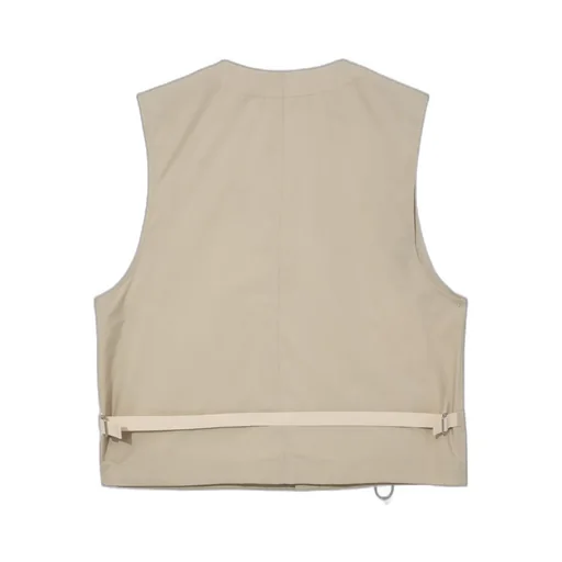 V-Neck Buttoned Gilet