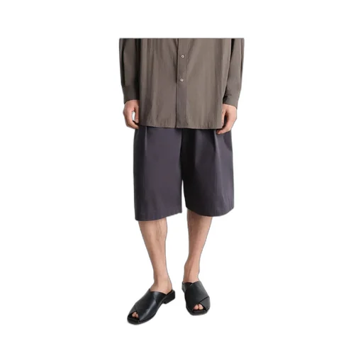 Maxi Pleated Bermuda Shorts