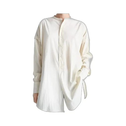 Half Placket Long Shirt