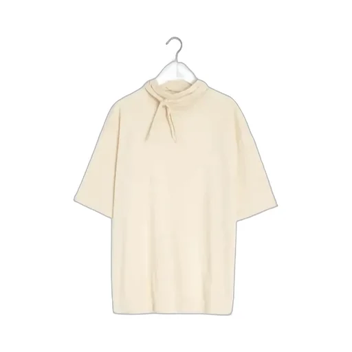 Knot-Detailed Short-Sleeved Top