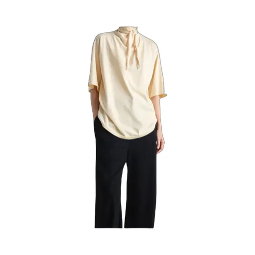 Knot-Detailed Short-Sleeved Top