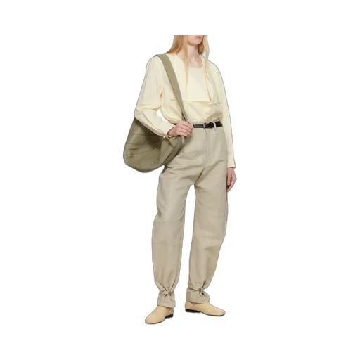 Croissant Zip-Up Large Crossbody Bag