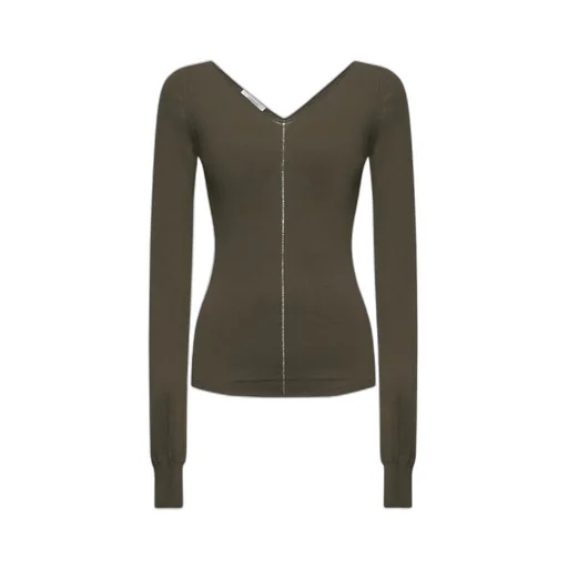 V-Neck Long-Sleeve Top
