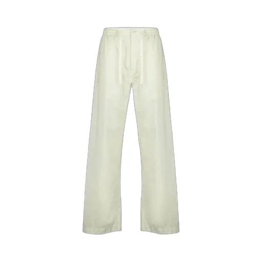 Drawstring Straight-Leg Pants