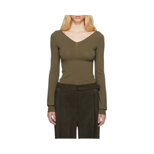 V-Neck Long-Sleeve Top