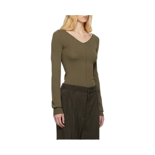 V-Neck Long-Sleeve Top