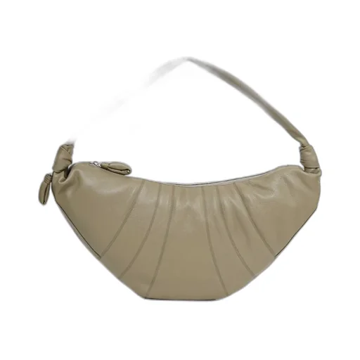 Croissant Zip-Up Large Crossbody Bag