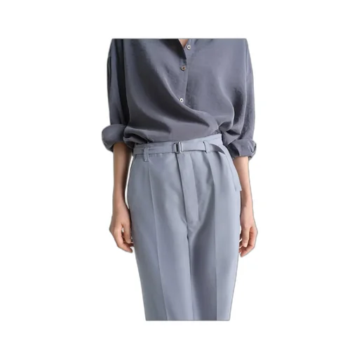 Tapered Leg Tailored Trousers