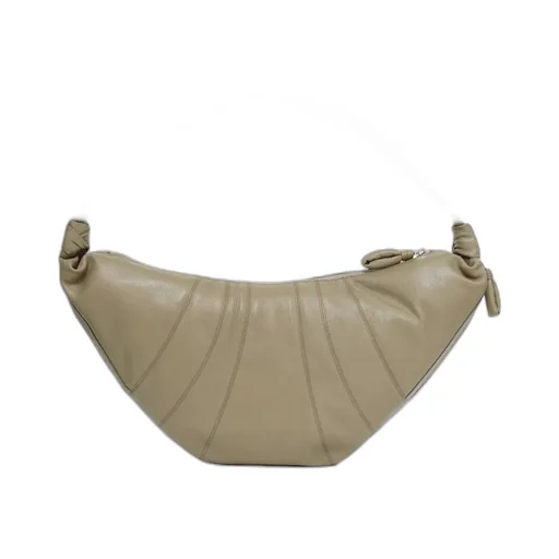 Croissant Zip-Up Large Crossbody Bag