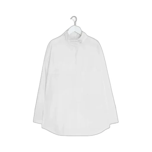 High-Neck Long Sleeved Shirt