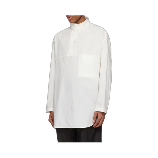 High-Neck Long Sleeved Shirt