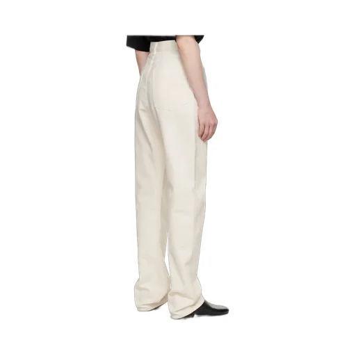 Drop-Crotch Straight-Leg Jeans