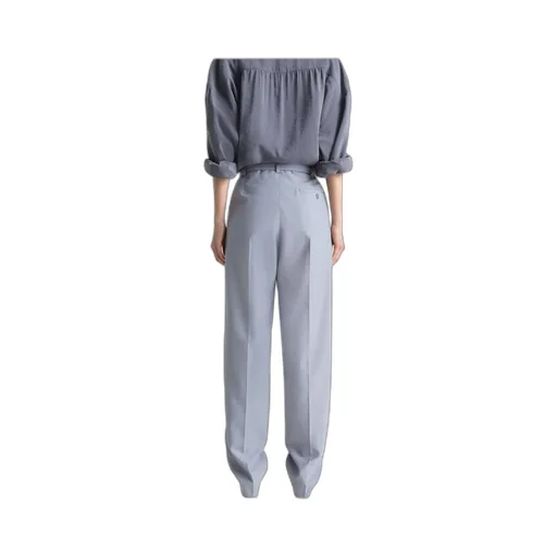Tapered Leg Tailored Trousers