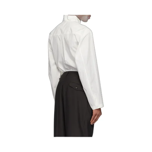 High-Neck Long Sleeved Shirt