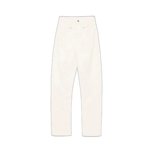 Drop-Crotch Straight-Leg Jeans