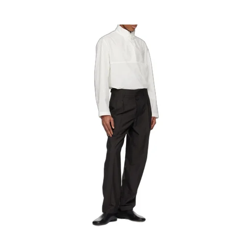 High-Neck Long Sleeved Shirt